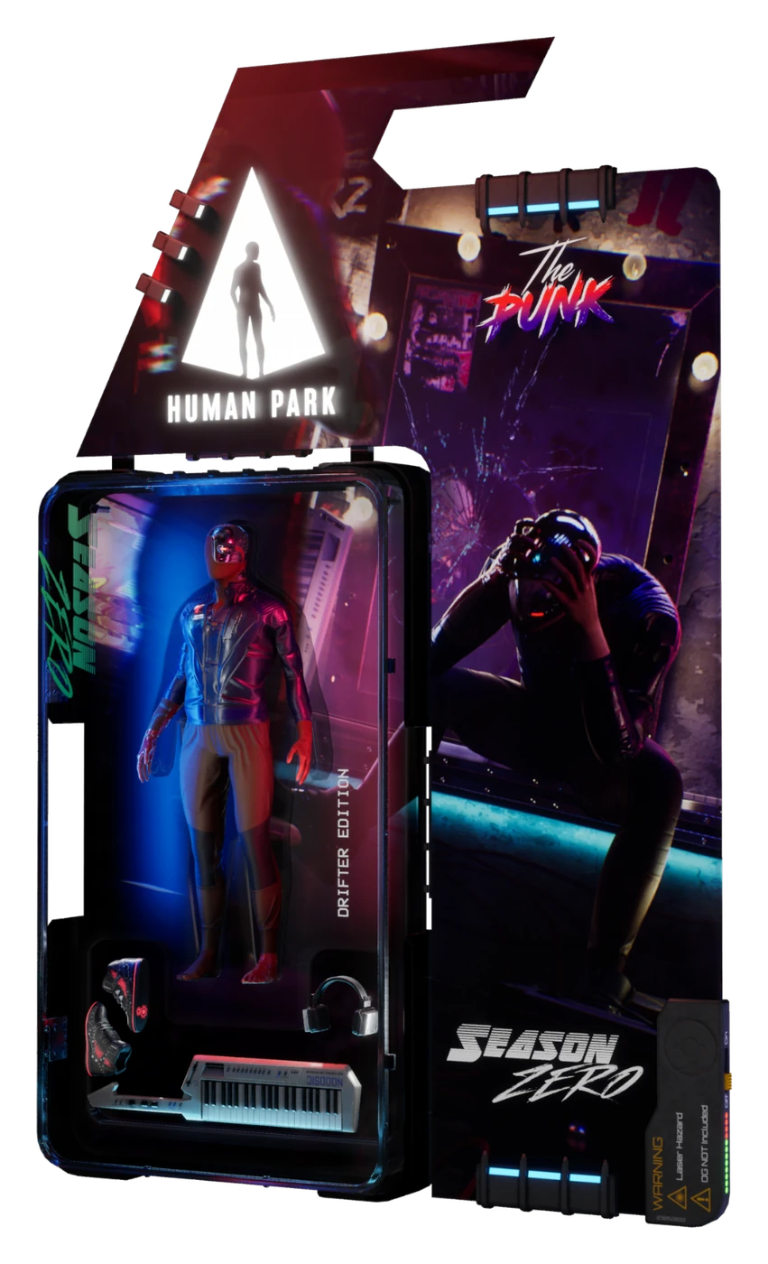 The Human Park Season Zero pack: The Punk, Drifter Edition